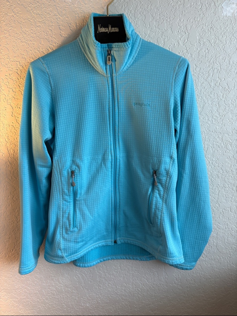 Patagonia Turquoise Full-Zip Fleece Jacket